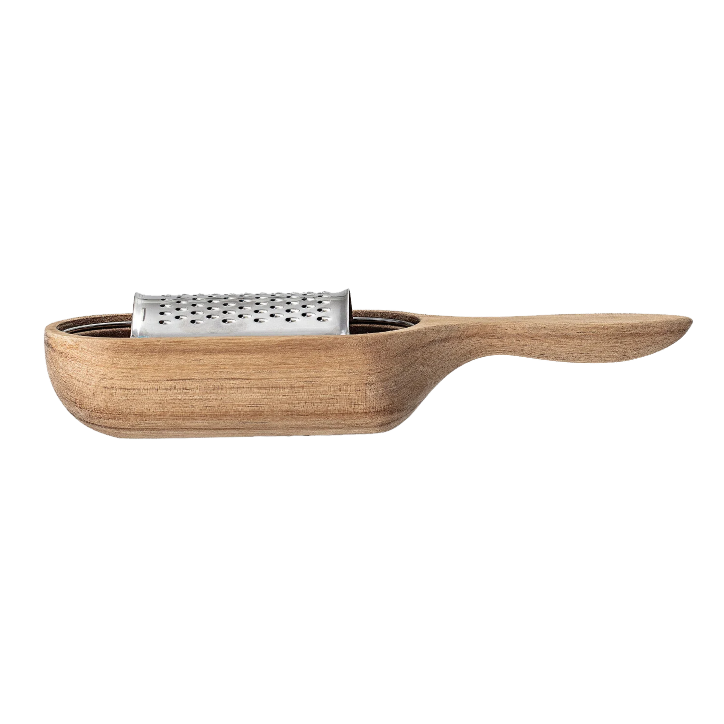 Wood and Stainless Steel Cheese Grater