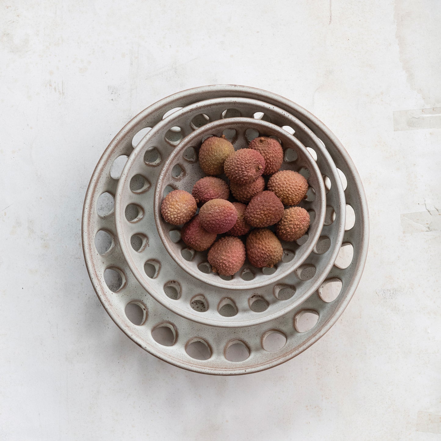 Basket Bowls, Beige