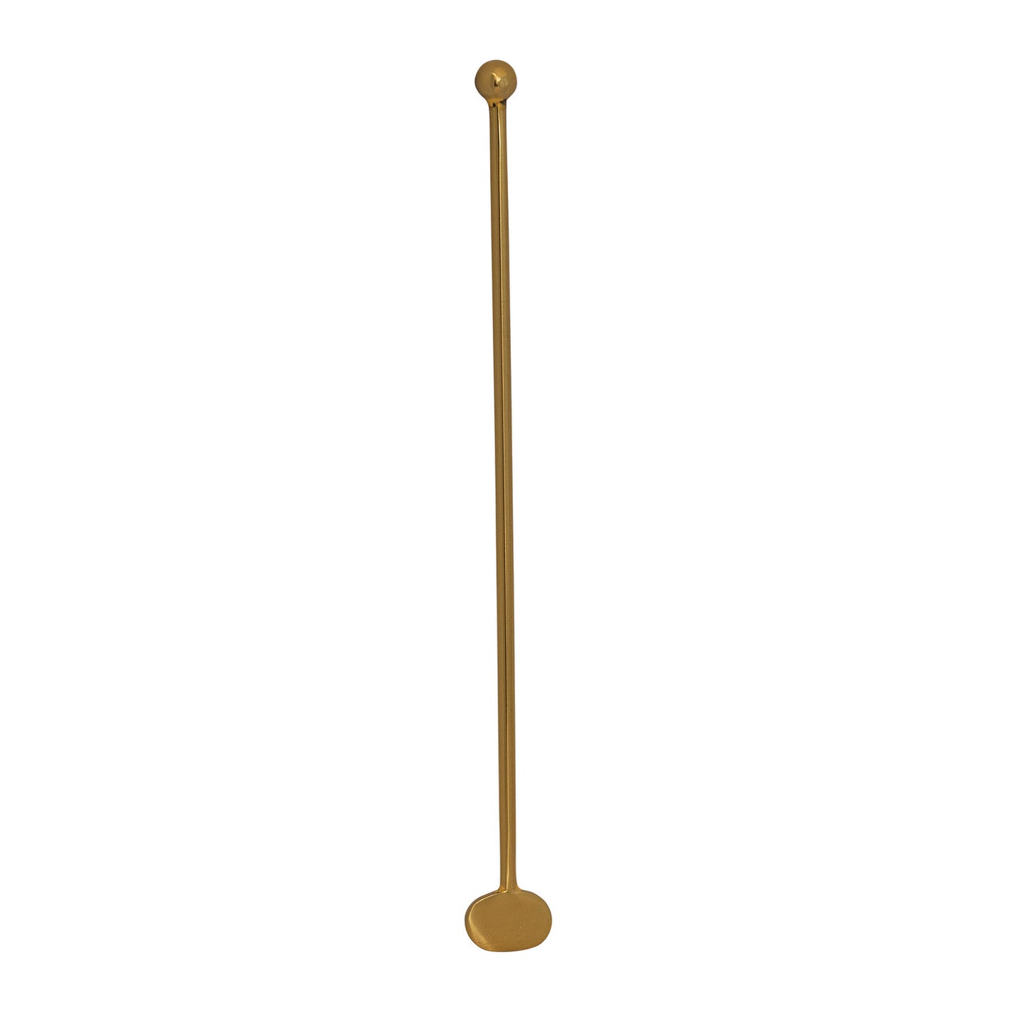 Stainless Steel Cocktail Stirrer, Antique Brass Finish